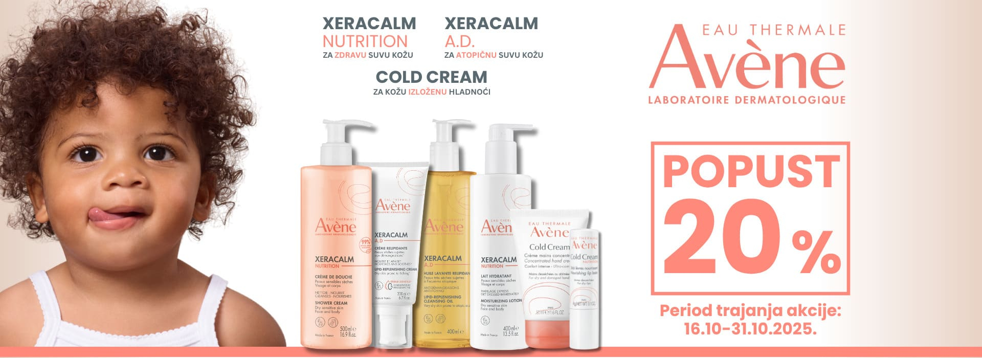 Avene suva koža 10/25 brend - Srbotrade